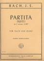 Partita c minor BWV997 - Suite for flute and piano RAMPAL, J.-P., ED.