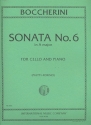 Sonata A major no.6 for cello and piano