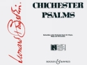 Chichester Psalms reduction of the orchestra score for organ, harp and percussion score and 2 parts