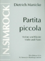 Partita Piccola fr Violine und Klavier