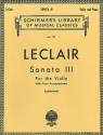 Sonata D major no.3 for violin and piano