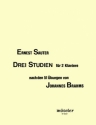 3 Studien - nach den 51 bungen von Johannes Brahms fr 2 Klaviere