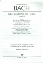 Lobet den Herrn alle Heiden Motette BWV230 fr gem Chor (Singstimmen und Instrumente), Bc ad lib.,    Partitur