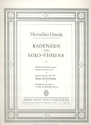 Kadenzen zum Violinkonzert Kvanh.294a (Adelaide) fr Violine solo Hennig, Maximilian, bearb.