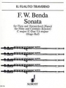 Sonata C-Dur fr Flte und Klavier (Cembalo)