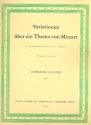 Variationen ber ein Thema von Mozart (aus KV131) op.94 fr Violine und Akkordeon