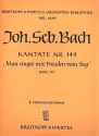 Man singet mit Freuden vom Sieg Kantate Nr.149 BWV149 Harmonie