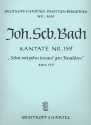 Sehet wir geh'n hinauf Kantate Nr.159 BWV159 Partitur