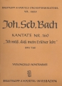 Ich wei dass mein Erlser lebt Kantate Nr.160 BWV160 Violoncello / Kontrabass