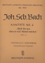 Bleib bei uns denn es will Abend werden Kantate Nr.6 BWV6 Kontrabass