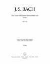 Der Geist hilft BWV226 Motette fr Doppelchor und Orchester Kontrabass/Violone