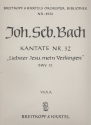 Liebster Jesu mein Verlangen Kantate Nr.32 BWV32 Viola