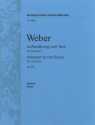 Aufforderung zum Tanz op.65 fr Orchester Partitur