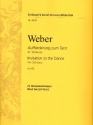 Aufforderung zum Tanz op.65 fr Orchester Harmonie