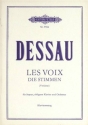 Les voix (Die Stimmen) fr Sopran und Klavier Klavierauszug (fr)