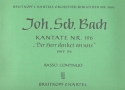 Der Herr denket an uns Kantate Nr.196 BWV196 Orgel