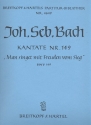 Man singet mit Freuden vom Sieg Kantate Nr.149 BWV149 Partitur