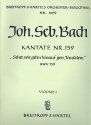 Sehet wir geh'n hinauf Kantate Nr.159 BWV159 Violine 1