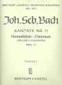 Lobet Gott in seinen Reichen Kantate Nr.11 BWV11 Violine 1