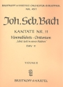 Lobet Gott in seinen Reichen Kantate Nr.11 BWV11 Violine 2