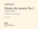 Musica da camera Nr. 2 fr Klarinette, Violine, Violoncello und Klavier,  Spielpartitur