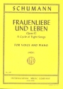 Frauenliebe und Leben op.42 - A cycle of 8 songs for high voice and piano  (dt)