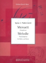 Menuett op.14,1 / Melodie op.16,2 fr Violine und Klavier