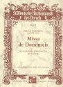 Missa de Dominicis fr gem Chor und Bc Partitur