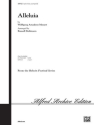 ALLELUIA FOR MIXED CHORUS (SAB) AND PIANO,  SCORE ROBINSON, RUSSELL, ARR.