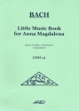 Notenbuch der Anna Magdalena Bach fr Flte (Klarinette) und Klavier