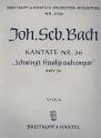 Schwingt freudig euch empor Kantate Nr.36 BWV36 Viola