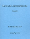 Deutsche Armeemrsche Band 2 fr Blasorchester Baklarinette in B