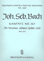 Ihr Menschen rhmet Gottes Liebe Kantate Nr.167 BWV167 Partitur