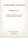 Sonata a 3 for trumpet (oboe), flute (violon), bassoon and bc parts