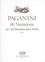 60 variations sur l'air Barucaba op.14 pour violon