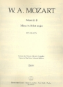 Missa brevis B-Dur KV275 fr Soli (SATB), Chor, 2 Violinen und Bc Orgel