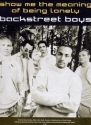 SHOW ME THE MEANING OF BEING LONELY: BACKSTREET BOYS EINZELAUSGABE FUER GESANG/KLAVIER/GITARRE