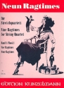 9 Ragtimes Band 1 (Nr.1-4) fr Streichquartett Stimmen