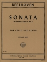 Sonata g minor op.5 no.2 for cello and piano