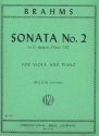 Sonata E flat major no.2 for viola and piano