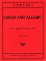 Largo and allegro for trumpet and piano