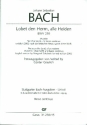 Lobet den Herrn, alle Heiden BWV230 fr gem Chor und Bc ad lib.  Basso continuo