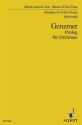 Prolog GeWV 109 fr Orchester Studienpartitur