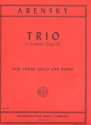 Trio d minor op.32 for violin, cello and piano parts