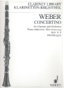 Concertino WeV N. 9 fr Klarinette und Orchester Klavierauszug mit Solostimme