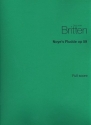 Noye's Fludde op. 59 fr Soli (ABBar), Sprecher, Kinderchor und Instrumente Partitur