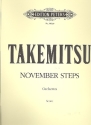 November Steps for orchestra Score