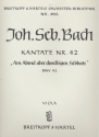 Am Abend aber desselbigen Sabbats Kantate Nr.42 BWV42 Viola