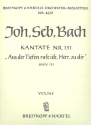 Aus der Tiefe rufe ich Herr Kantate Nr.131 BWV131 Violine (nur 1 Viol.Sti.besetzt!!)