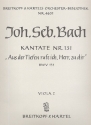 Aus der Tiefe rufe ich Herr Kantate Nr.131 BWV131 Viola 1